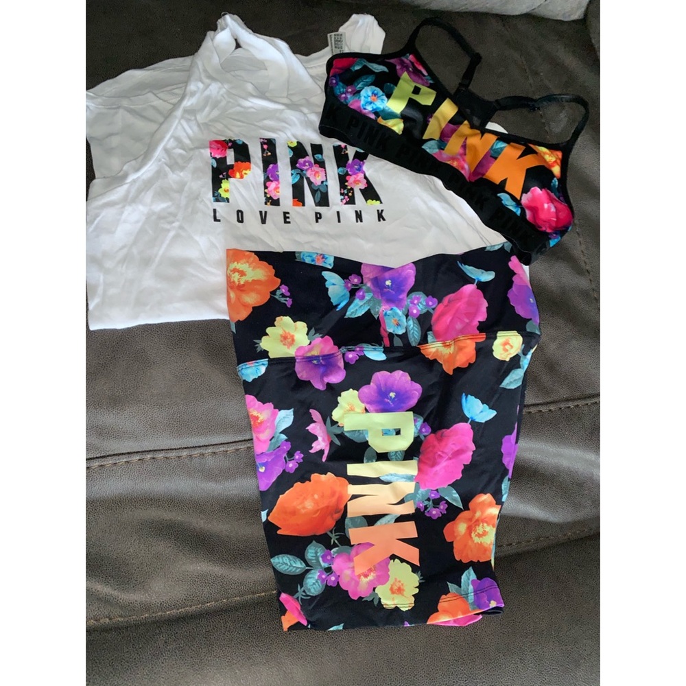 PINK Tank & Sports Bra ONLY